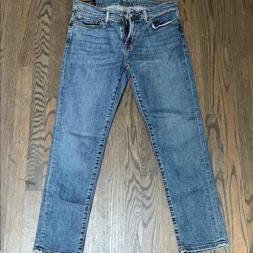 Abercrombie & Fitch Classic Denim Straight Jeans